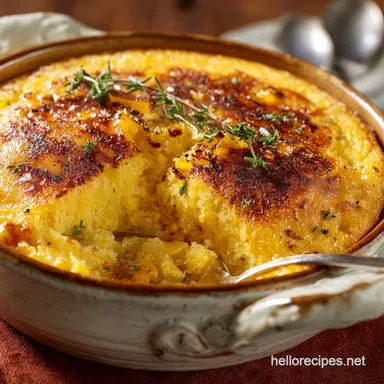 Grandmas Corn Pudding: Ultra-Creamy Old Fashioned Recipe Recipe Card