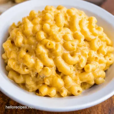 Grandmas Good Ole Fashion Mac and Cheese Creamy Dream Recipe Card