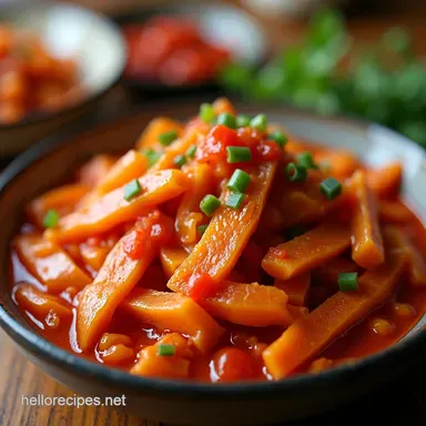 My Grandmas Kimchi Kimchee Recipe Authentic Spicy Goodness Recipe Card