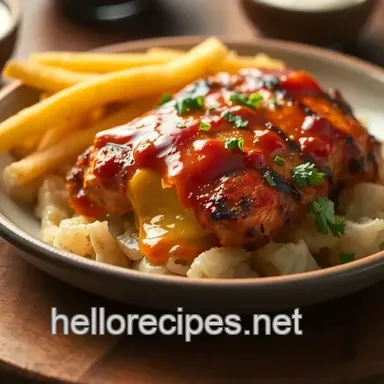 How to Create a Delicious Grilled BBQ Chicken Cheese Delight Recipe Card