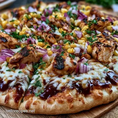 Grilled BBQ Chicken Pizza in 25 Minutes