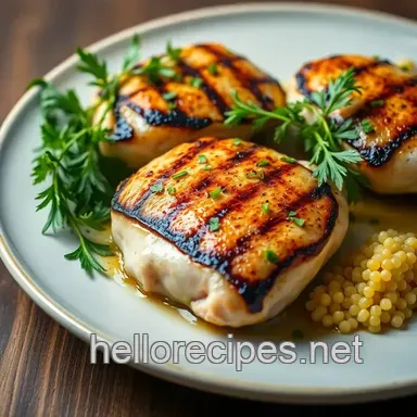 My Grandmother's Grilled Chicken with Fresh Herbs - 30 Mins: The Easy Way to Flavorful Perfection! Recipe Card