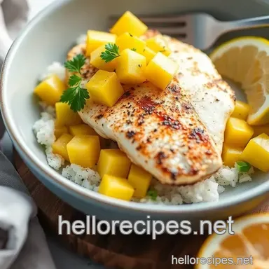 Cobia Recipes: 5 Easy Ways to Enjoy Grilled Cobia with Mango Salsa! Recipe Card