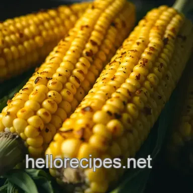 Grilled Corn on the Cob: Easy how to cook corn on for Summer! Recipe Card