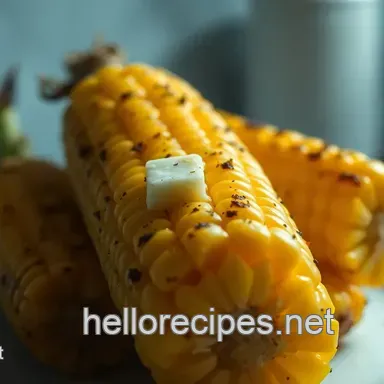 Grilled Corn on the Cob: Easy how to cook corn on for Summer! Recipe Card