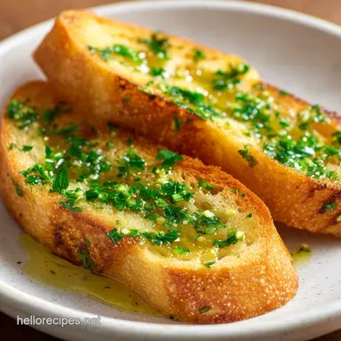Grilled Garlic Bread in 10 Minutes: Golden and Caramelized Recipe Card