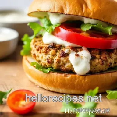 Ultimate Grilled Turkey Burger with Creamy Yogurt Sauce: 5 Delicious Secrets Recipe Card