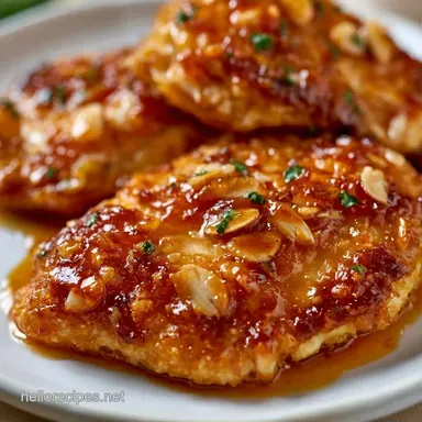 One Skillet Apricot Chicken Recipe Card
