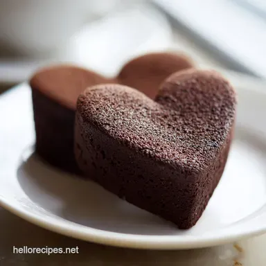 Heart Shaped Brownies Recipe: Total 40 Min Recipe Card