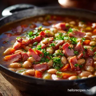 15 Bean Soup with Ham: Smoky, Savoury, Seriously Satisfying Recipe Card