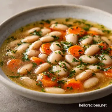 Hearty Bean and Vegetable Soup in 45 Min Recipe Card