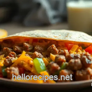 Easy & Delicious Breakfast Burrito Recipe: Your Morning Marvel Awaits! Recipe Card