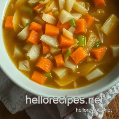 Comforting cabbage in soup recipe: Grandma's Secret! Recipe Card