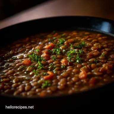 Hearty Instant Pot Lentil Soup Ready in a Flash Recipe Card