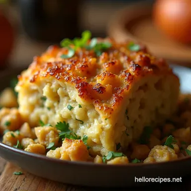 The Best Traditional Thanksgiving Stuffing with Sage Thyme Recipe Card