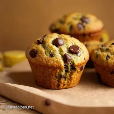 Wholesome Chocolate Chip Banana Zucchini My Sneaky Good Muffins Recipe Card