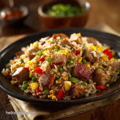 Pork Fried Rice: Restaurant-Quality, Non-Greasy, High-Heat Recipe Recipe Card