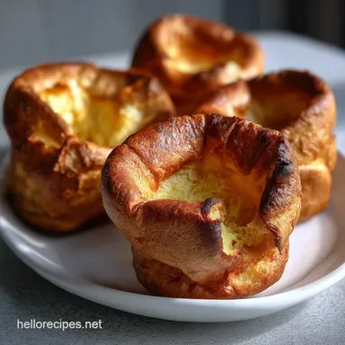 Yorkshire Pudding Recipe: Classic High-Rise Puddings Recipe Card