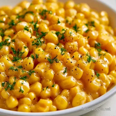 Buttered Corn in 15 Minutes Recipe Card