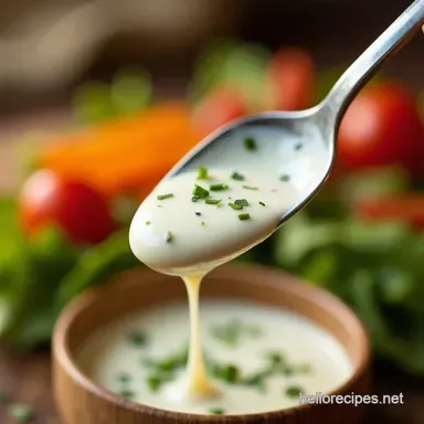 The Real Deal Creamy Tangy Homemade Buttermilk Ranch Dressing Recipe Card