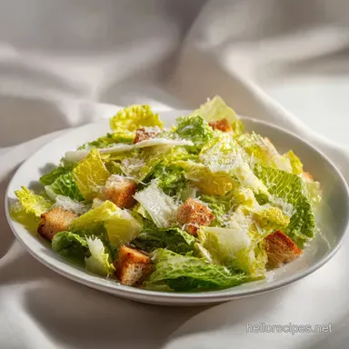 How to Make Caesar Salad for 4 Servings