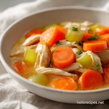 Chicken Soup: Silky and Golden Recipe Card