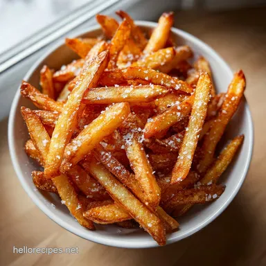 French Fries for 4 Servings: Crispy and Fluffy Interior