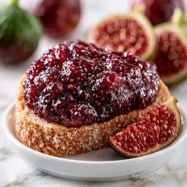 Fig Jam with Fresh Figs