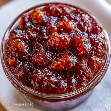Fig Jam with Fresh Figs in 40 Minutes Recipe Card