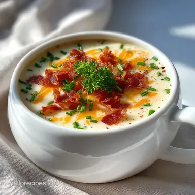 The Best Homemade Loaded Potato Soup: Velvety & Rich