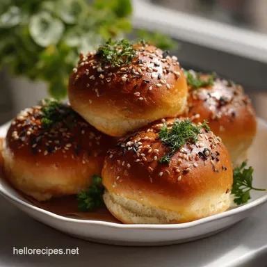 Mini Burger Buns Recipe: Fluffy Brioche Sliders Recipe Card