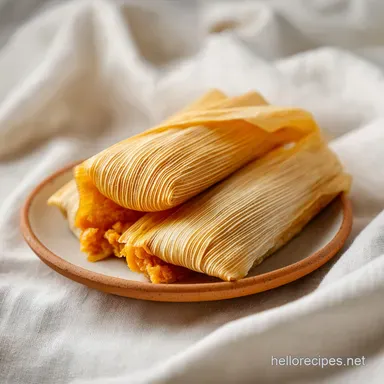 Homemade Tamales with Tender Pork for 27 Servings