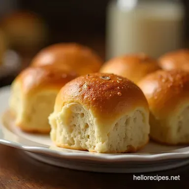 Classic Honey Butter Dinner Rolls Recipe Fluffy Homemade Bread Recipe Card