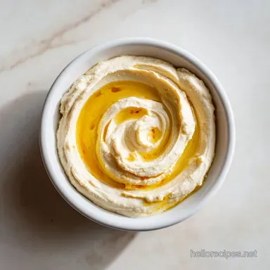 Hummus With Lemon and Garlic: 10 Min Recipe Card