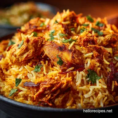 Authentic Chicken Biryani Recipe My Royal Hyderabadi Secret Recipe Card