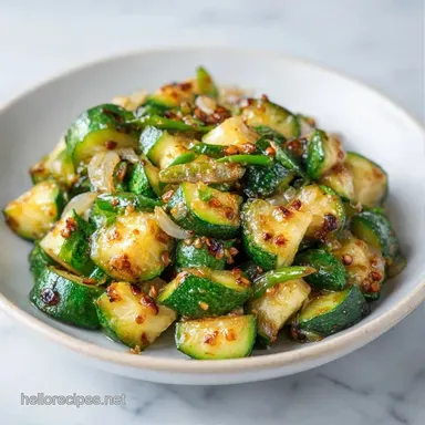Zucchini Sabzi in 30 Minutes Recipe Card