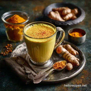 Golden Milk Paste The 20Minute Turmeric Concentrate for Instant Lattes Recipe Card