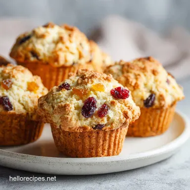 Irish Soda Bread Muffins in 28 Minutes for 12 Servings Recipe Card