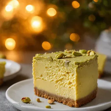 Irresistible Pistachio Coffee Cheesecakes for Friends Recipe Card