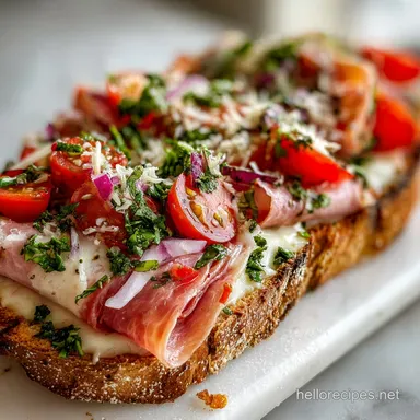 Italian Hoagie Dip Recipe in 20 Minutes Recipe Card