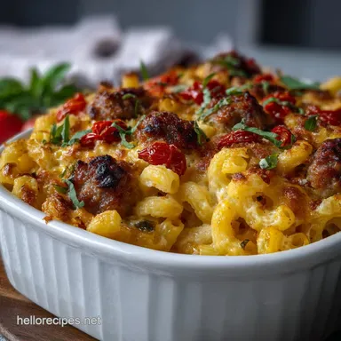 Italian Mac and Cheese Recipe: Savory Sausage & Fontina