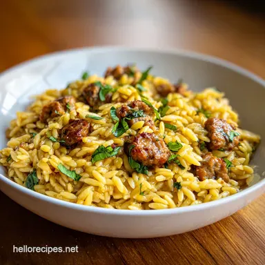 Italian Sausage Orzo Recipe in 30 Minutes