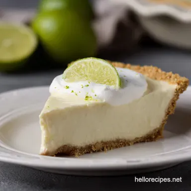 Key Lime Pie Recipe A Slice of Sunshine Lime Recipes Recipe Card