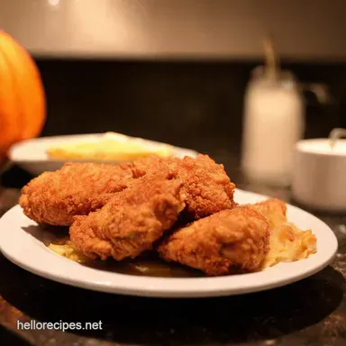Southern Fried Chicken A Fall Comfort Food Youll Love Recipe Card