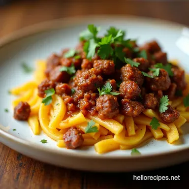 Minced Lamb Potato Pique Macho Bolivian Comfort Food