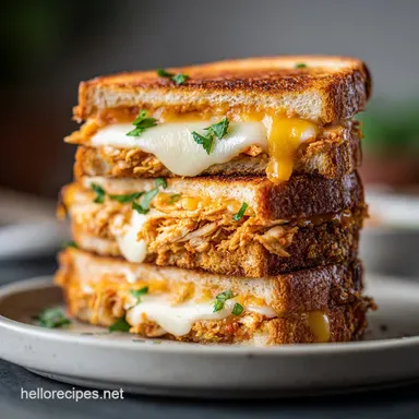 Lazy Chicken Parmesan Grilled Cheese in 23 Minutes Recipe Card