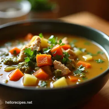 The Best Turkey Weight Loss Soup Flavorful Fast Recipe Card