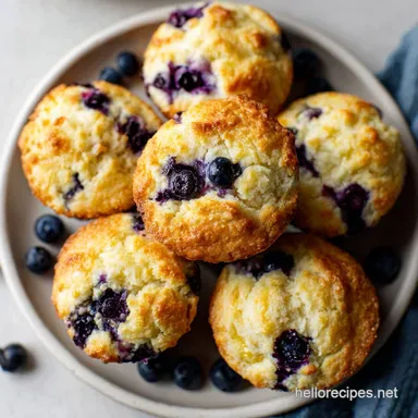 Lemon Blueberry Muffins in 42 Minutes for 12 Servings