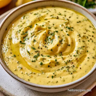 Lemon Butter Sauce in 10 Minutes Recipe Card