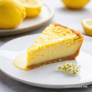 Spring Desserts Lemon Elderflower Drizzle Easy Recipe Recipe Card